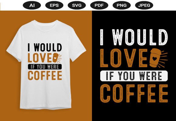 Coffee T Shirt Design Template