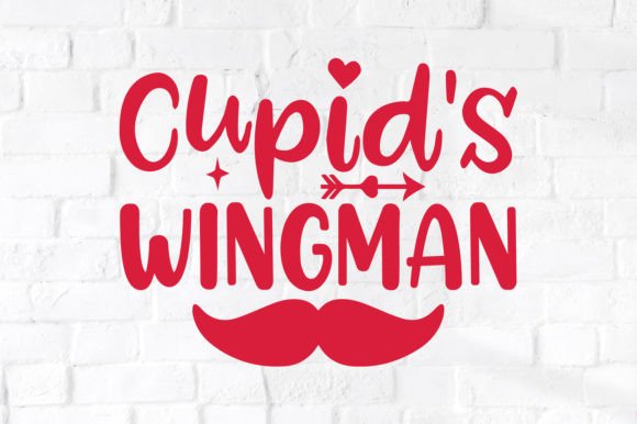Cupid's Wingman Graphics for T-Shirt Designs