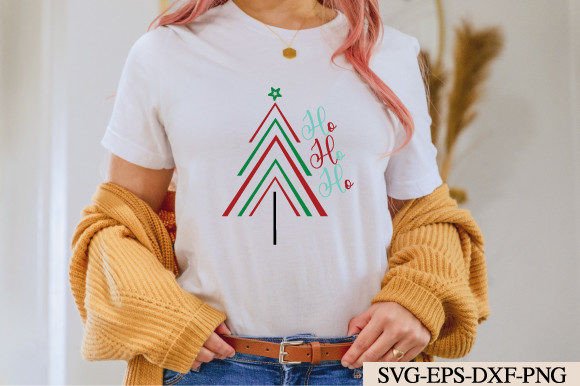 Ho Ho Ho, Retro Christmas Svg Design