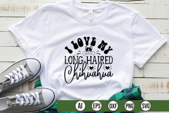 I Love My Long Haired Chihuahua Graphics