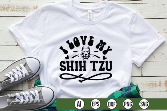 I Love My Shih Tzu Graphics