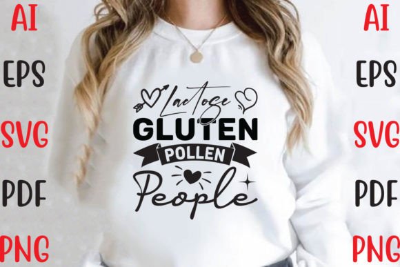 Lactose Gluten Pollen People Graphics