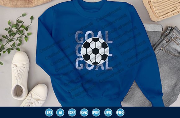 Modern Typography with a Football Graphics