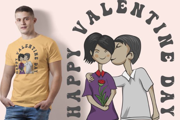 Valentine's Day Love Boyfriend-Girlfriend Graphics