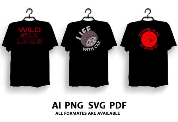 Vintage Car T-shirt Design Bundle V.3