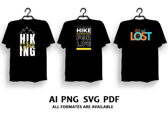 Wild Hiking T-shirt Design Bundle V.4