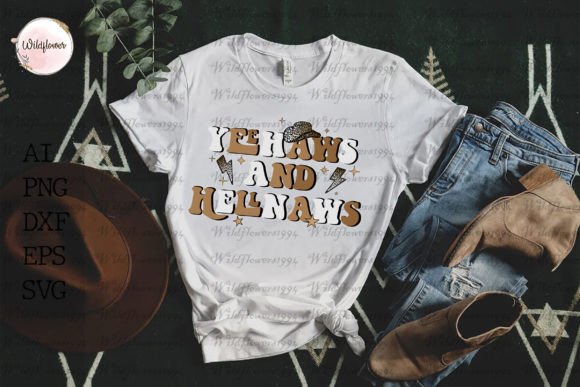 Yeehaws and Hellnaws Svg Graphics